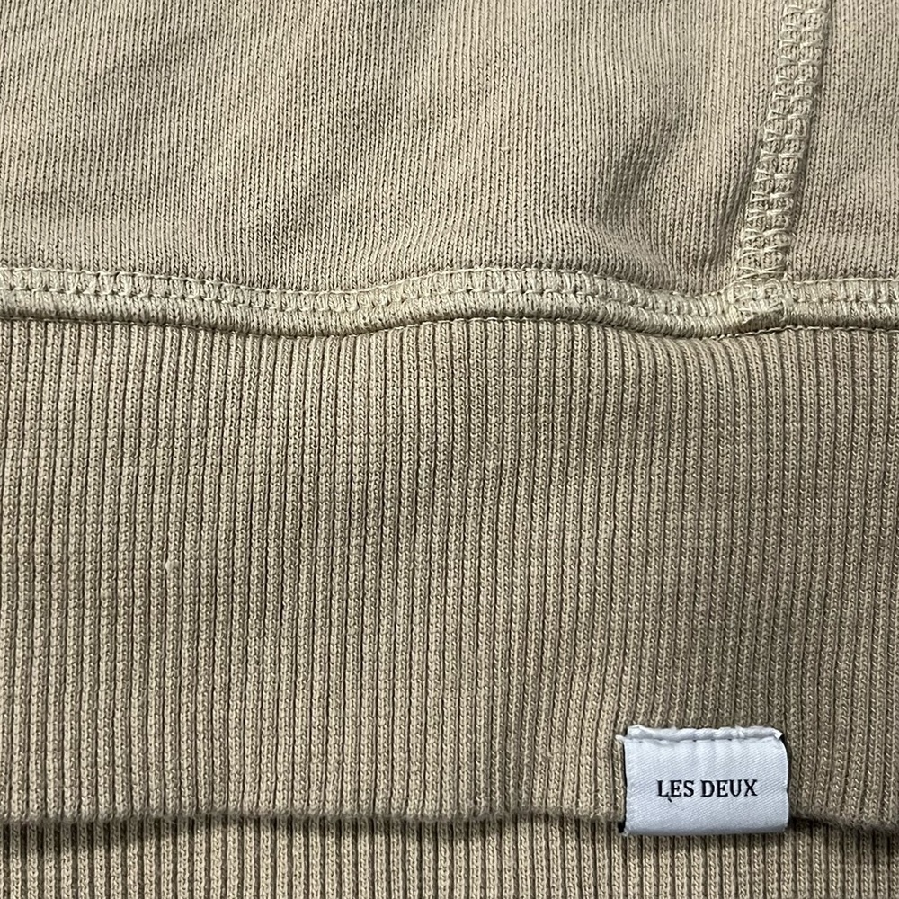 Les Deux Men's Beige round Crewneck Sweater XS Portugal - Picture 9 of 10